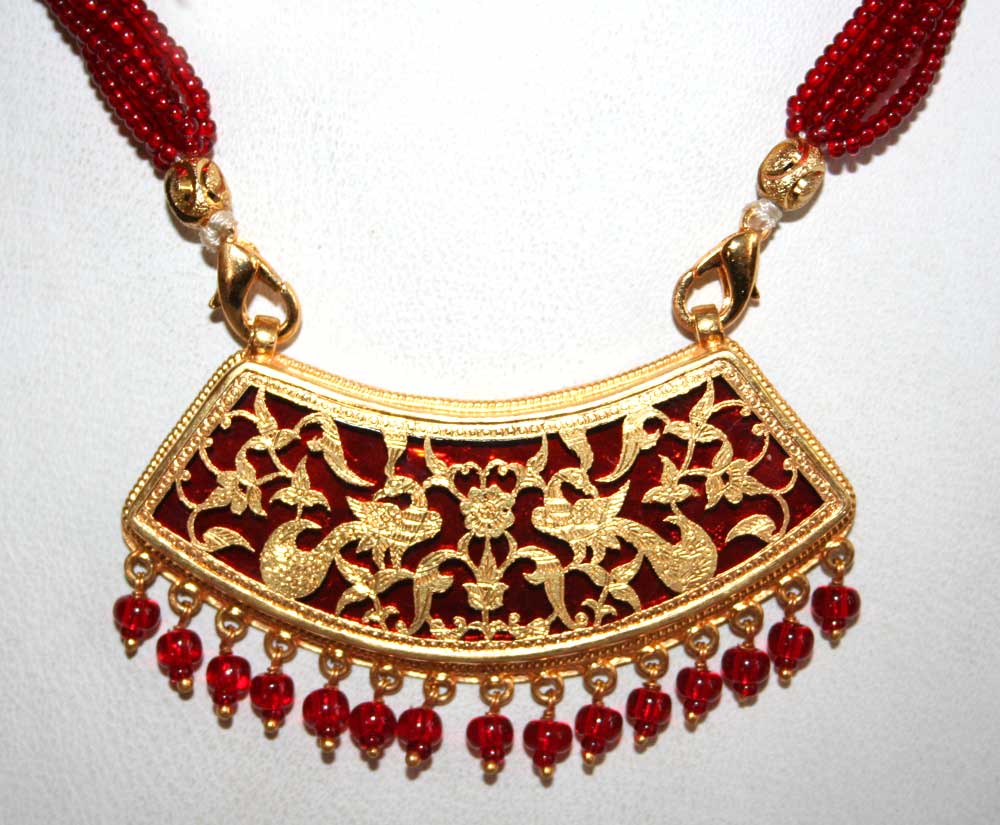 Know About Thewa Art Jewellery Sets Design Utsavpedia