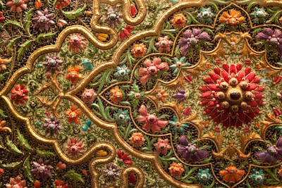 zari work: The art of zari work on textiles and fabric