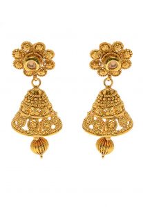 Beaded Jhumka Style Earrings Beaded Jhumka Style Earrings